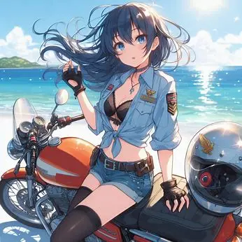 PrimDhole9113의 夏の海で、出会っ人