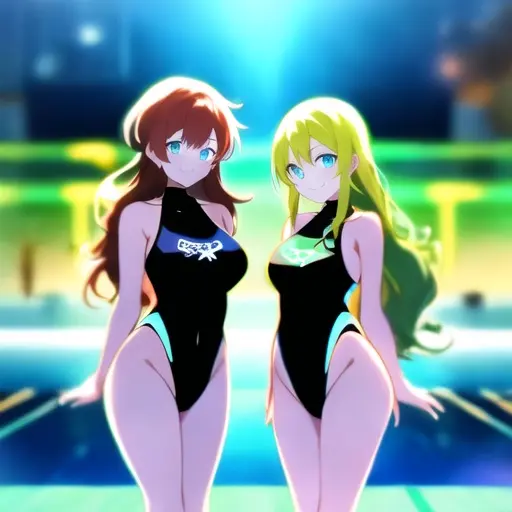 FluffyClip7936의 ナイトプールにて2