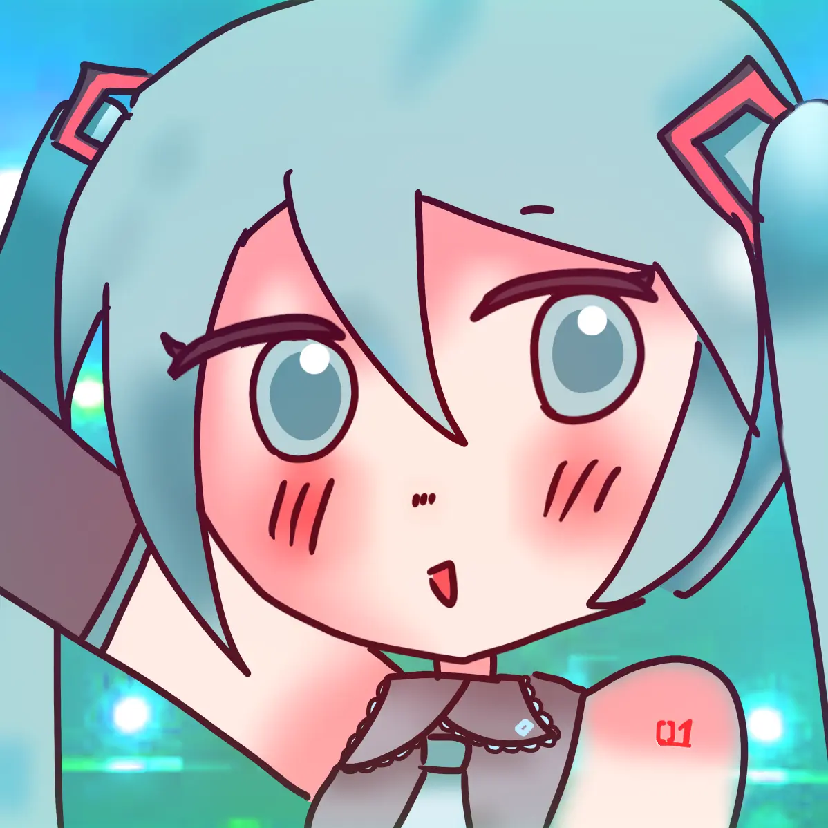 uzuranotamago의 ミクを拾いました