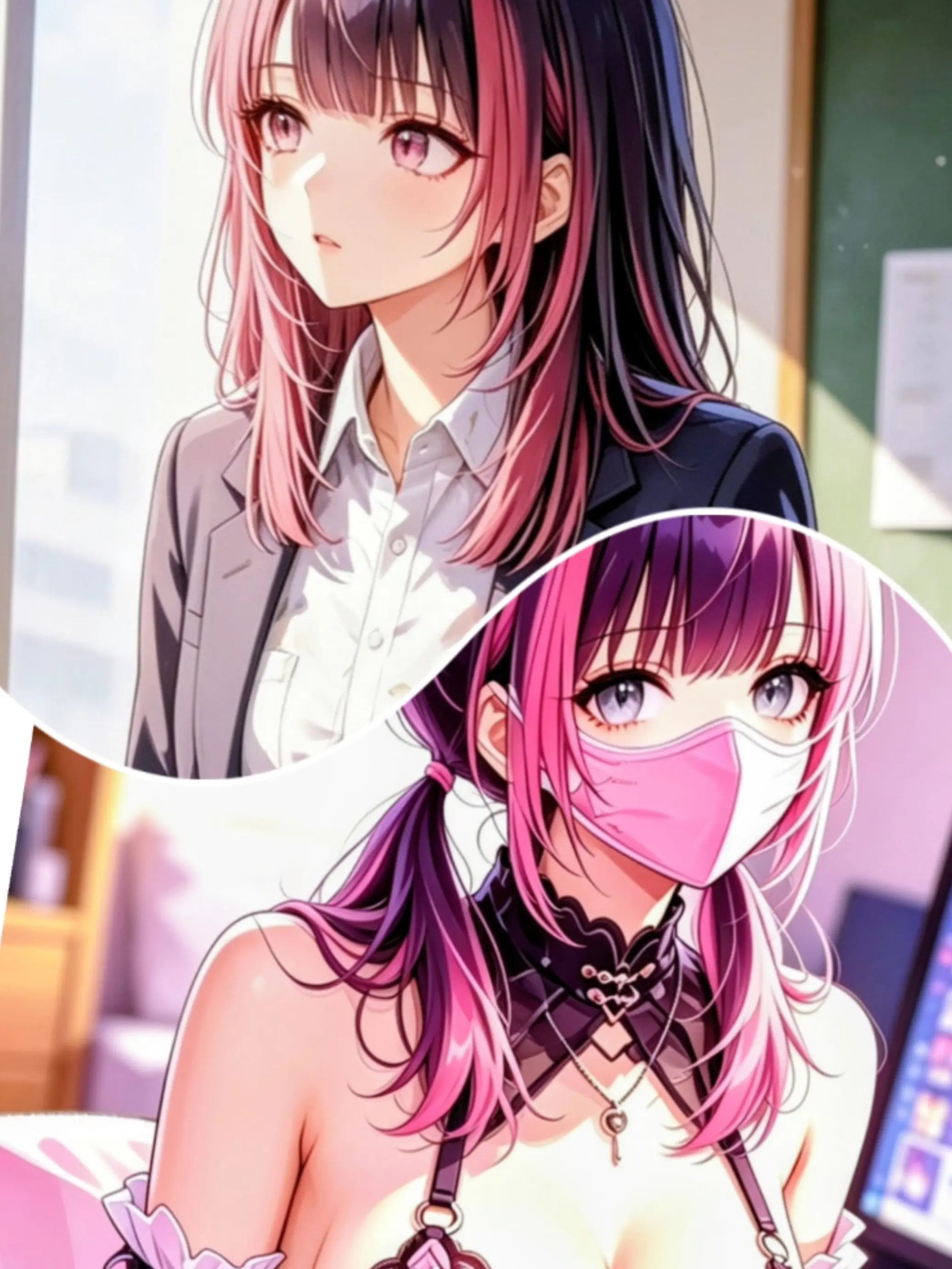 WoodyStud3726의 クラスの女子がアダルト配信していた【桜】