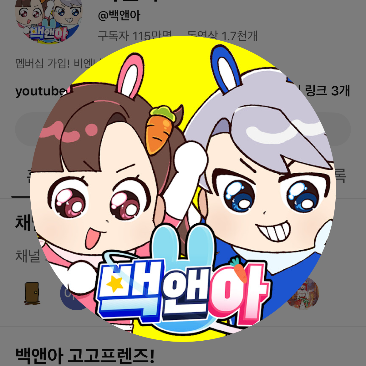 고고아이돌(아픔) 대표 이미지