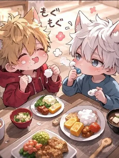 HomelyDial3799의 猫耳ショタふたりに溺愛される