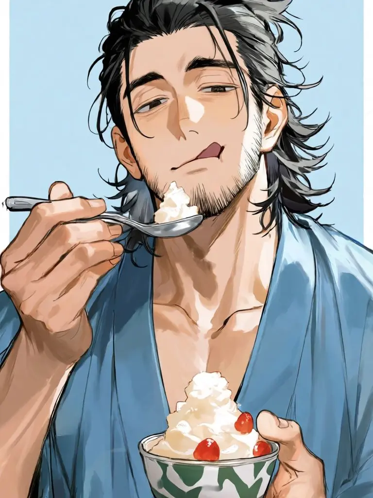 hatokouji_의 주워온 아저씨는 에도에서 온 전직 사무라이였습니다