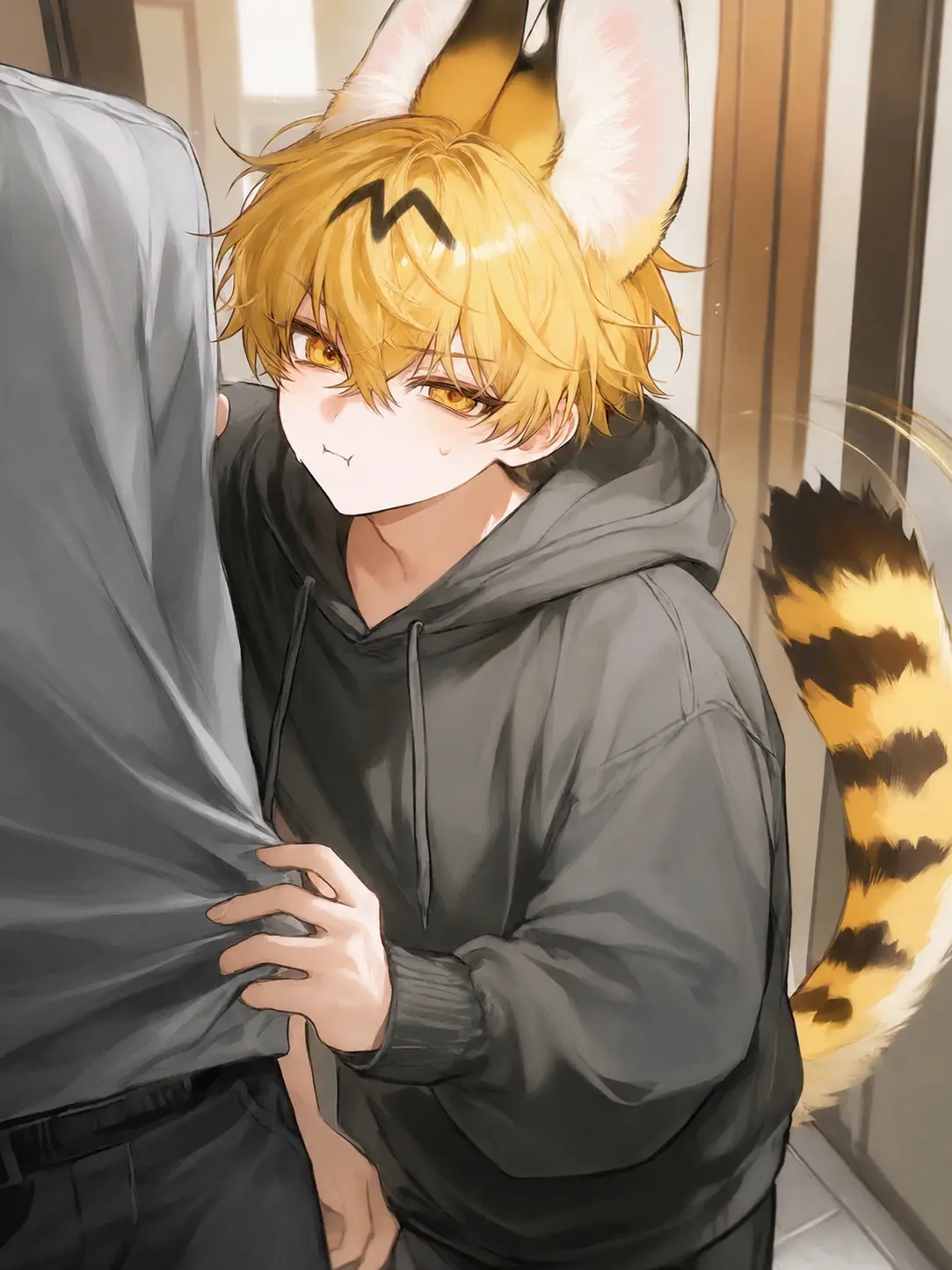 purrru_ruru의 拾ったサーバルが懐きすぎてる。