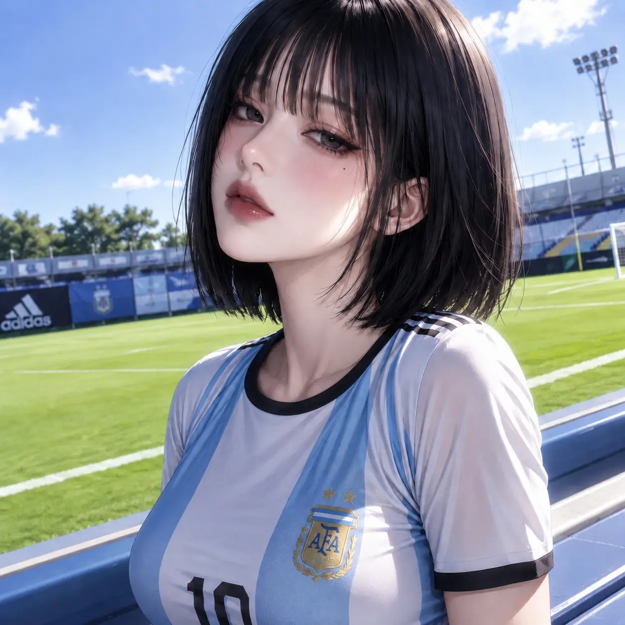DeathPaintings의 여사친이 내 축구경기에 따라왔다.