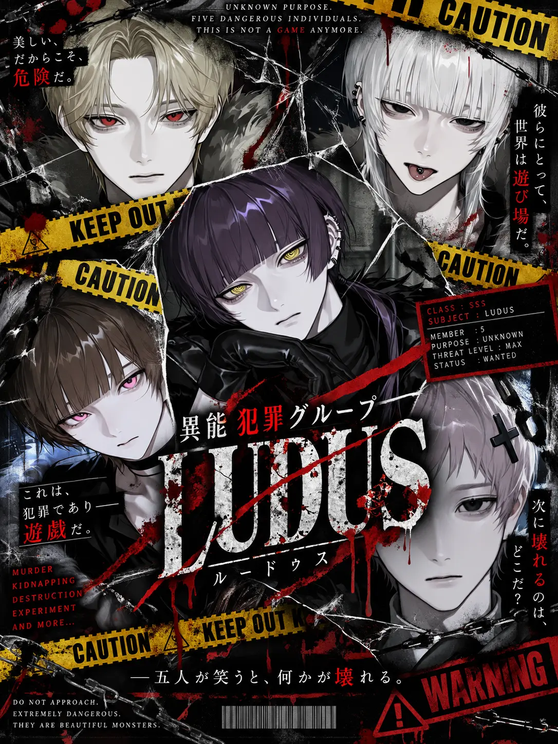 runrun.cov의 異能犯罪グループ「LUDUS」