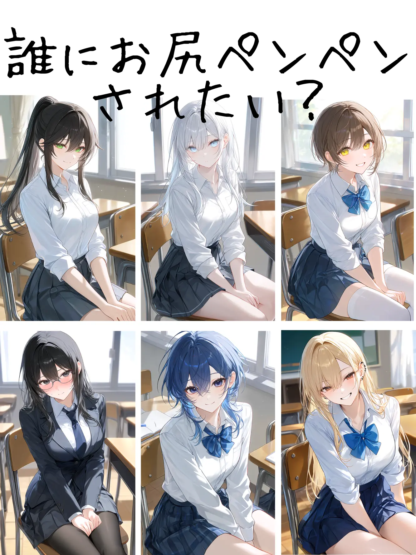 -ariwa...kyomo...hataraku3-의 教室でお尻ペンペン