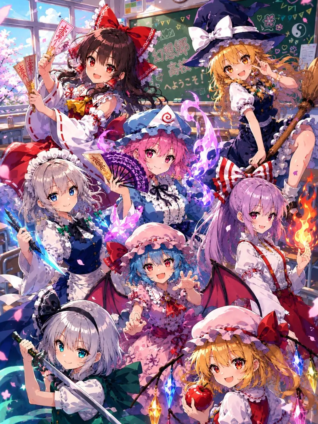 SickMine4250의 夢幻高校に転校生が！！