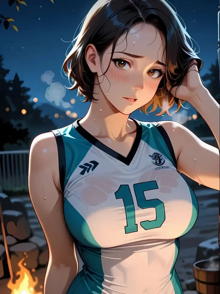 homura_AI의 ママさんバレー部　遭難〜無人島　そして…