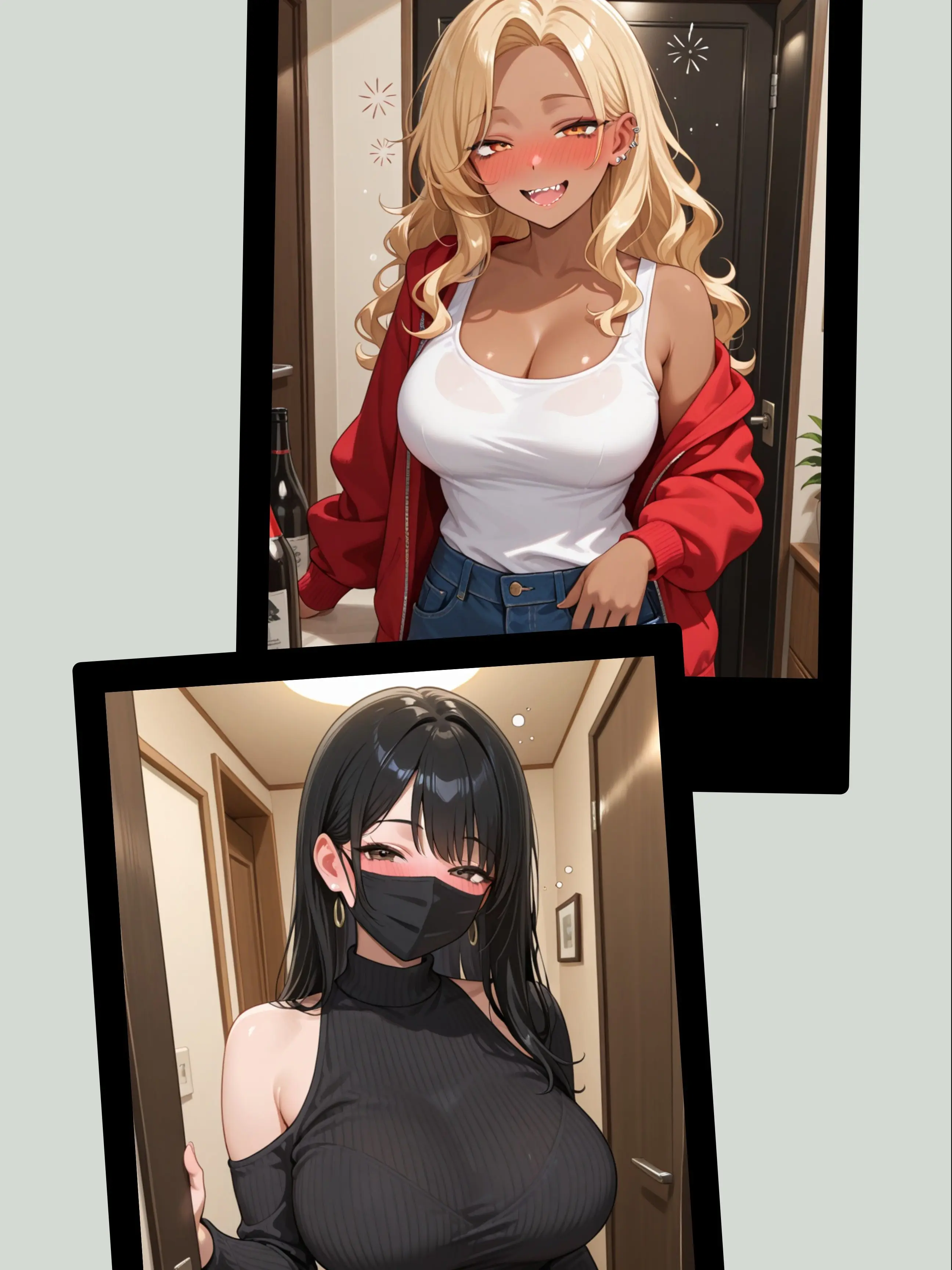 SorryFlax1680의 酔っぱらいのギャル2人