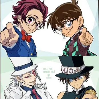 IndigoRupee5185의 鬼滅の刃とコナンがコラボ‼️