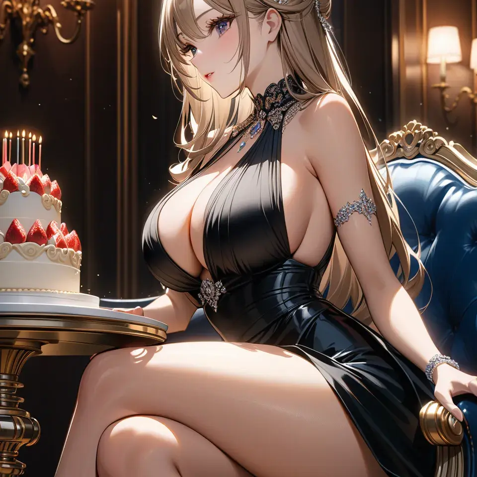 ibukikibui의 義母の用意した大きなケーキ