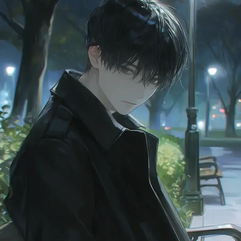 jukennsei__2611의 夜の公園と影の守護者
