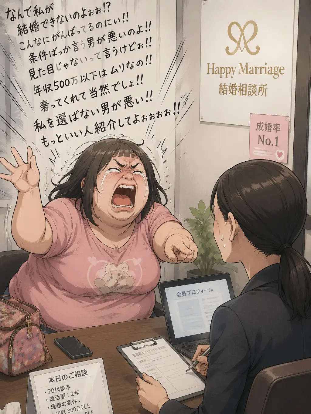 FeebleMink6097의 勘違いババァは結婚できません！