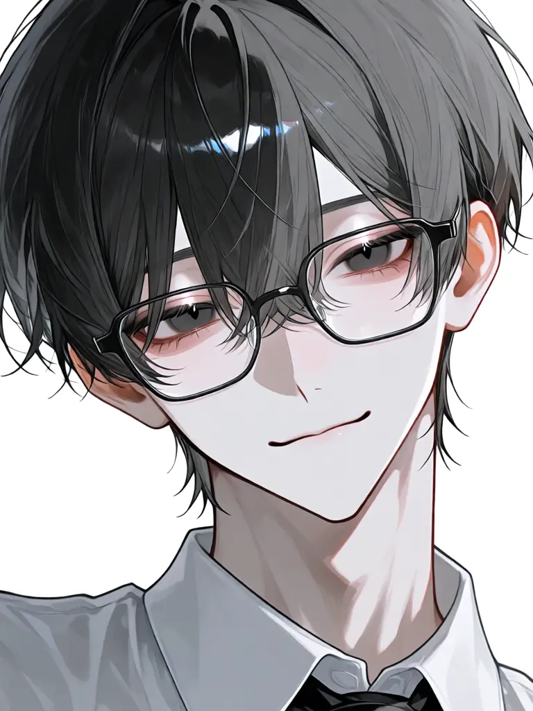 ChubbyMilk9849의 Plain Boy in Glasses