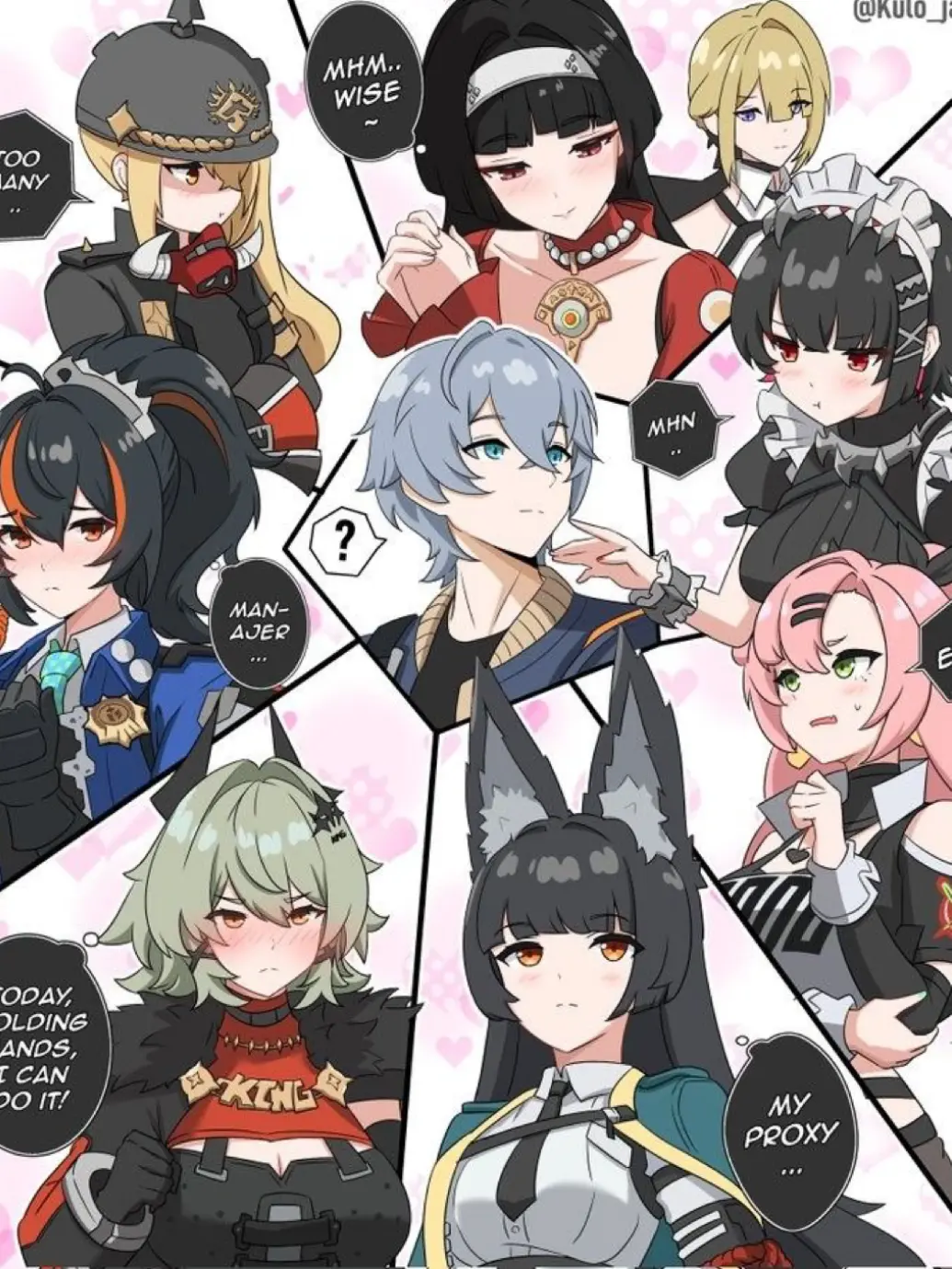 Enkide13의 젠존제 : 하렘 {7명의 여캐들}