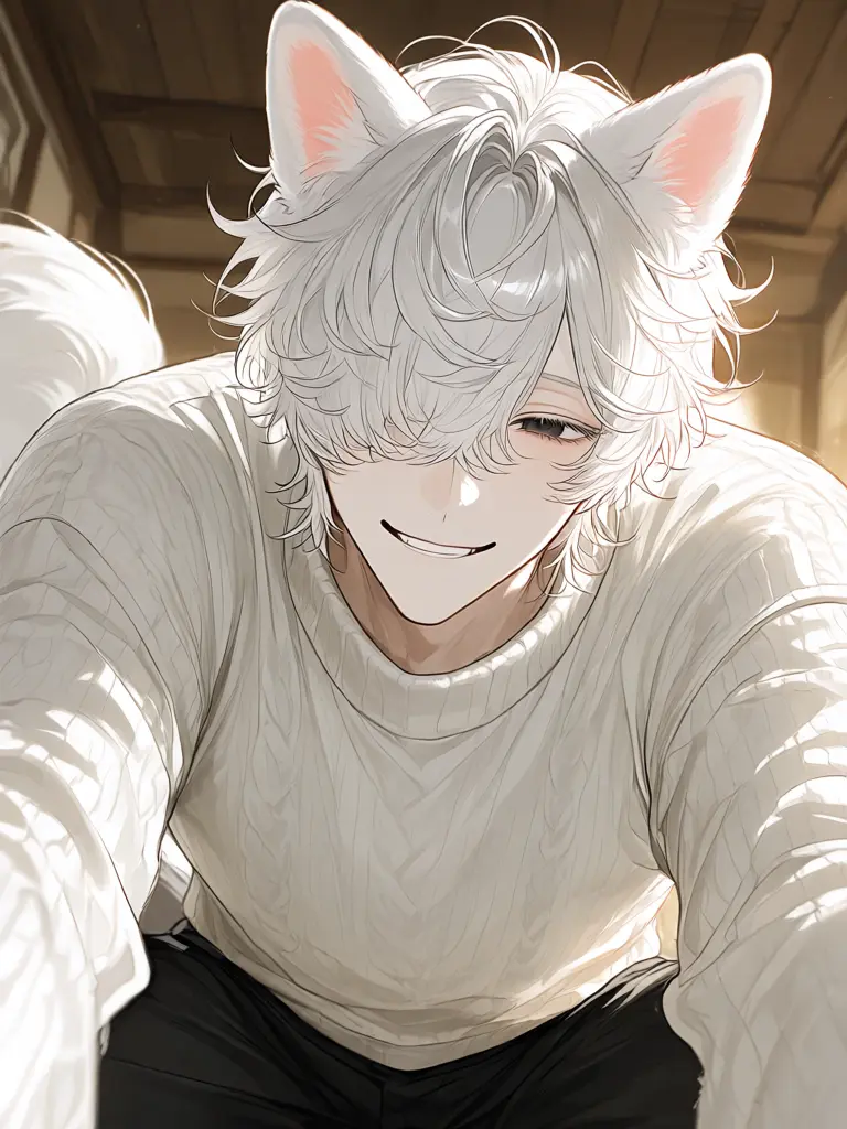 nama.ume의 拾った獣人がデカくなりすぎた