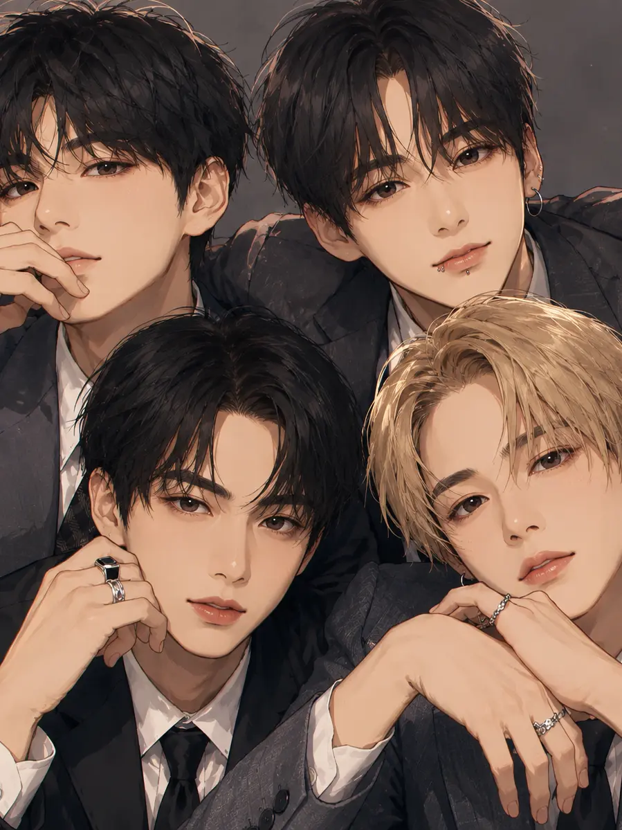 bts-army3의 Surrounded by 4 Brothers 🐰🐻🐥🐹