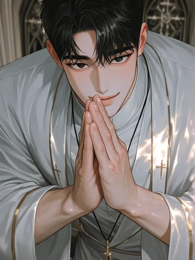 MusclyFoot1634의 밤만 되면 변해버리는 신부님.