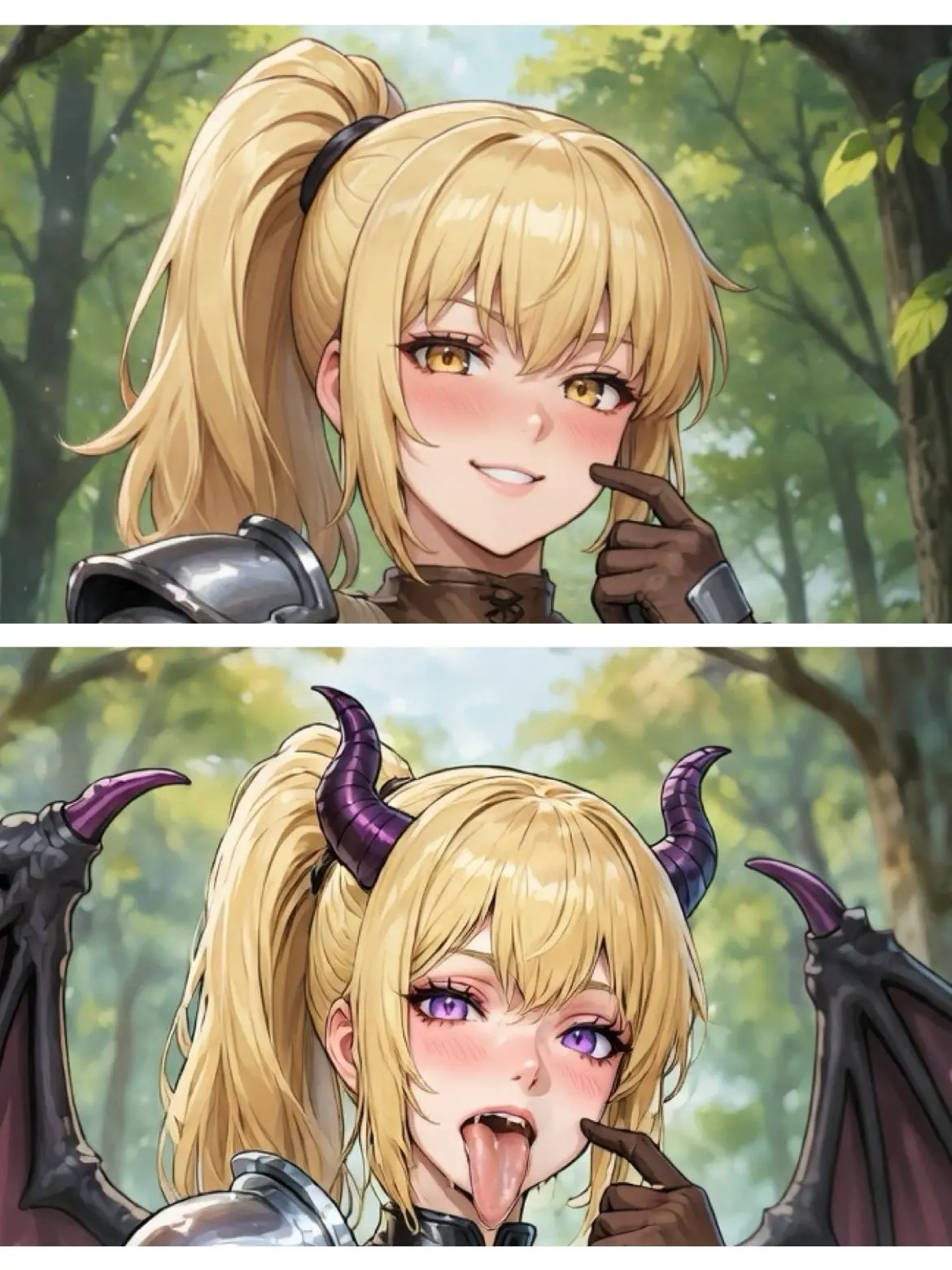 BlandCode0377의 サキュバス化呪いにかかった女騎士と僕