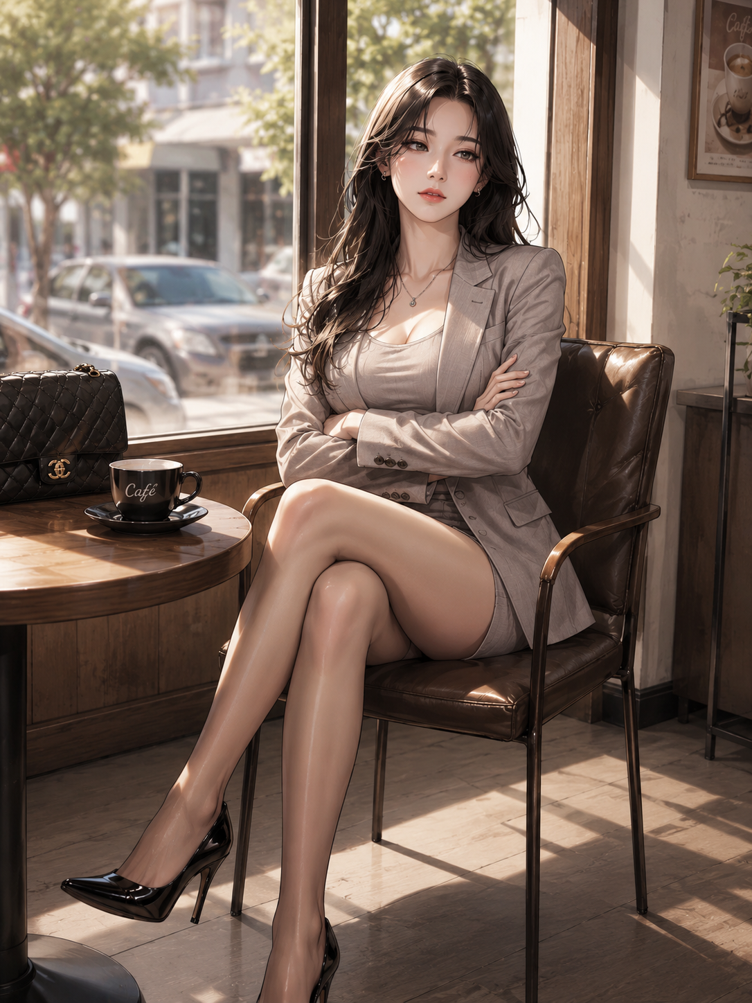 차갑게 선 긋는 그녀, 못 떠난다 대표 이미지