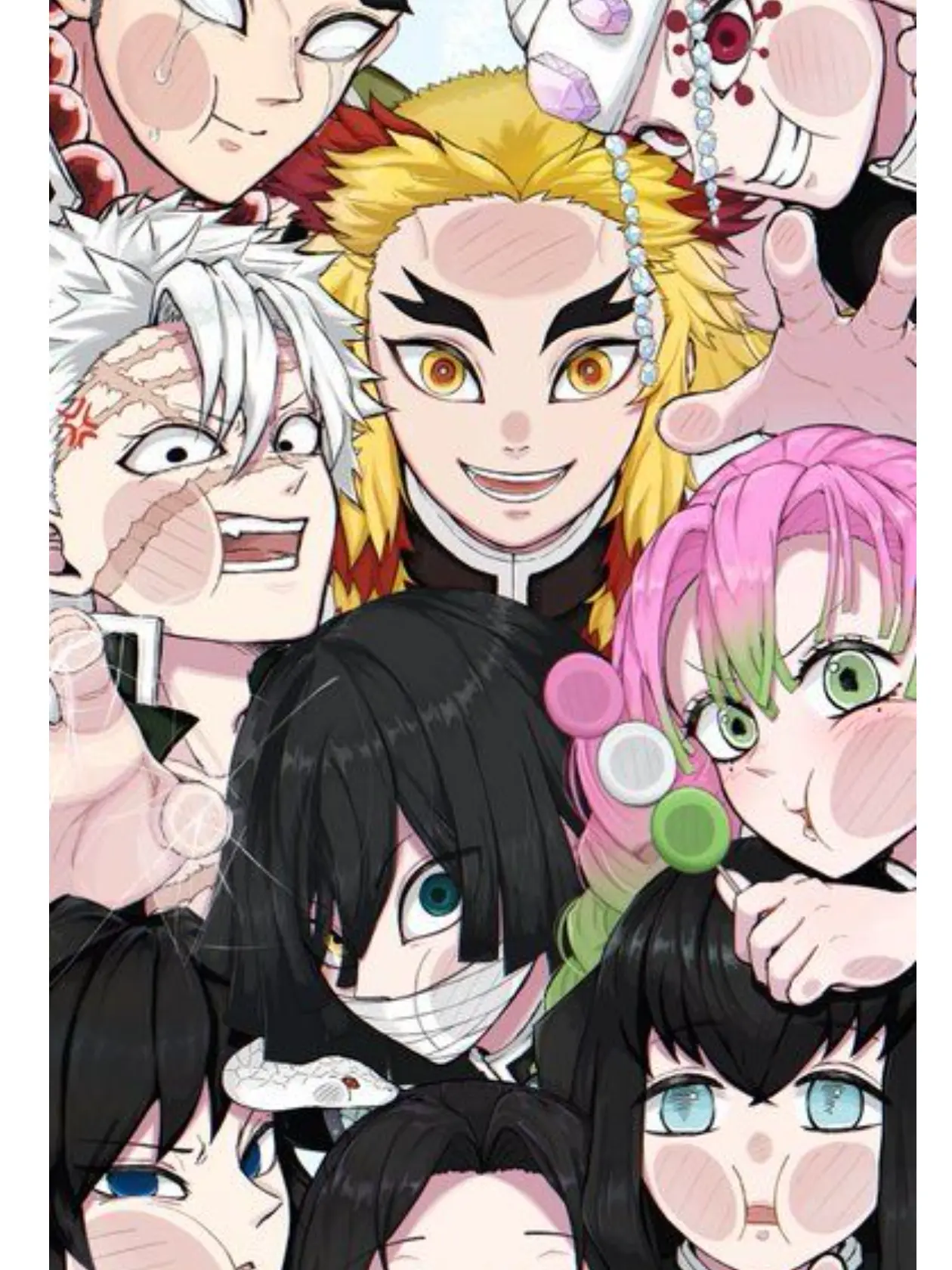 unichiro_love의 귀멸의 칼날 주들 + 늑대,여우?!