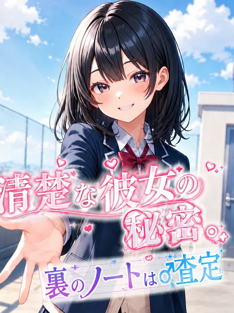 Utazyamu의 清楚な彼女の秘密。裏のノートは♂査定
