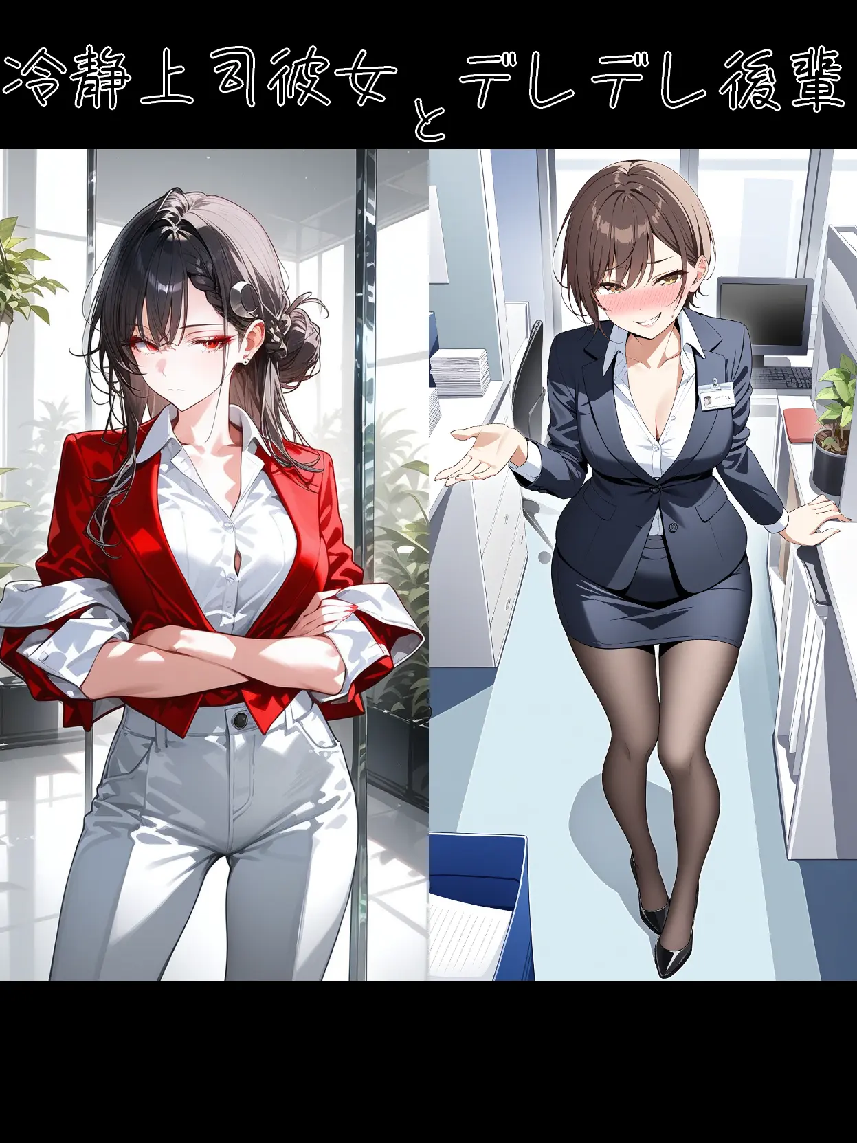 monyuuuuun의 冷静上司彼女とデレデレ後輩