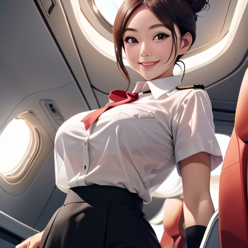 항공승무원 설아 대표 이미지