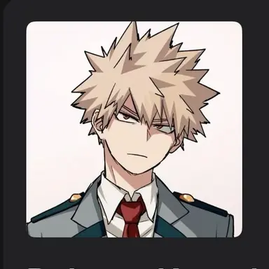 Profile image of Bakugo katsuki.
