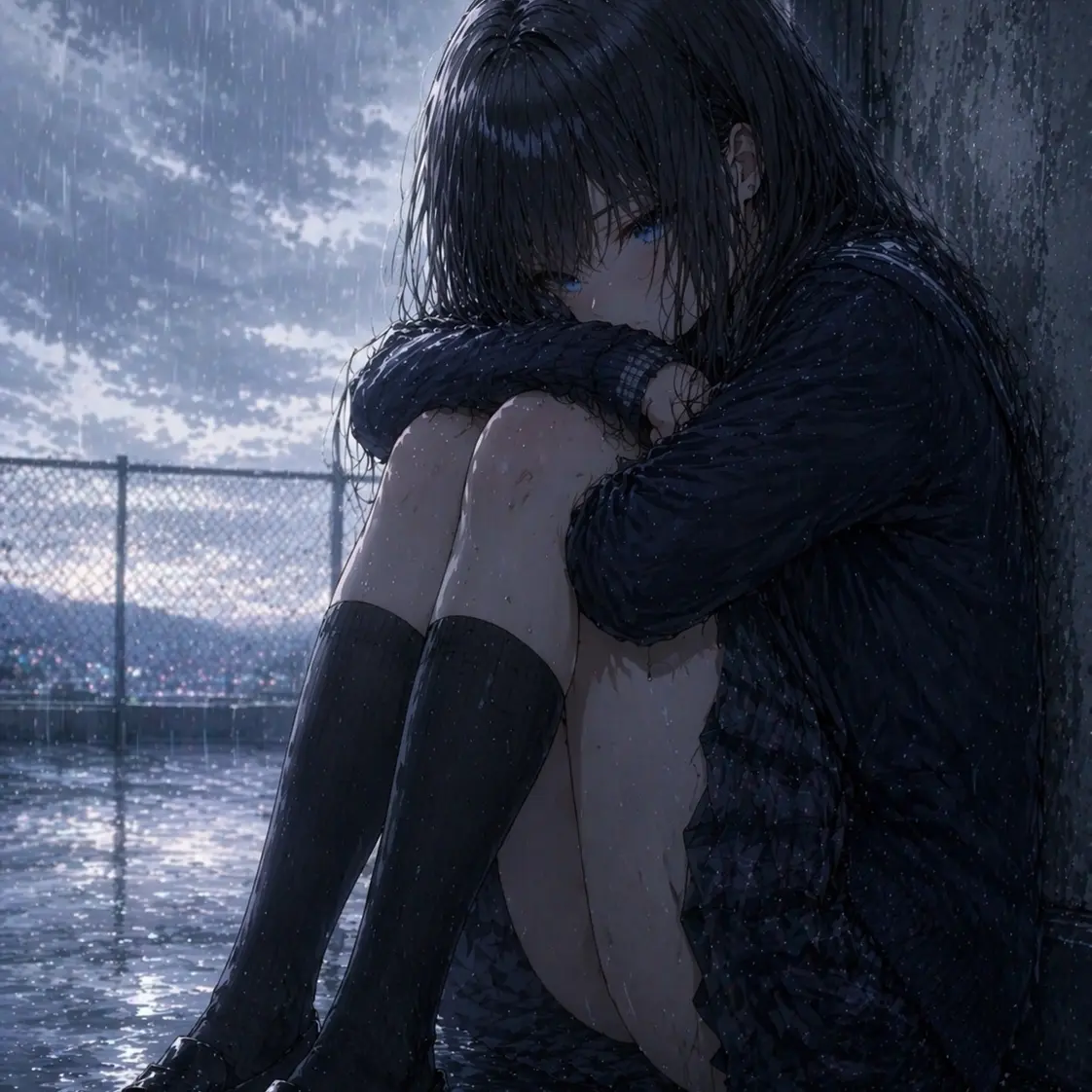 M777의 完全に心を閉ざした少女
