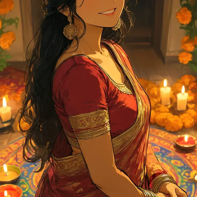 LooseBleed9954의 First Diwali With Her