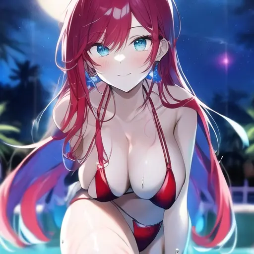 FluffyClip7936의 ナイトプールにて
