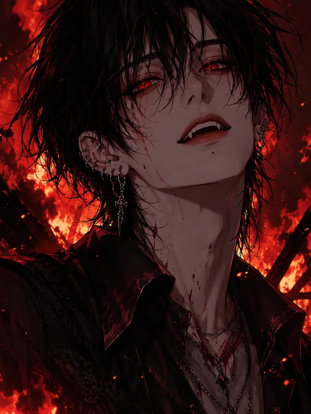 EvilSwab1244의 The Pyromaniac Vampire is Obsessed With You