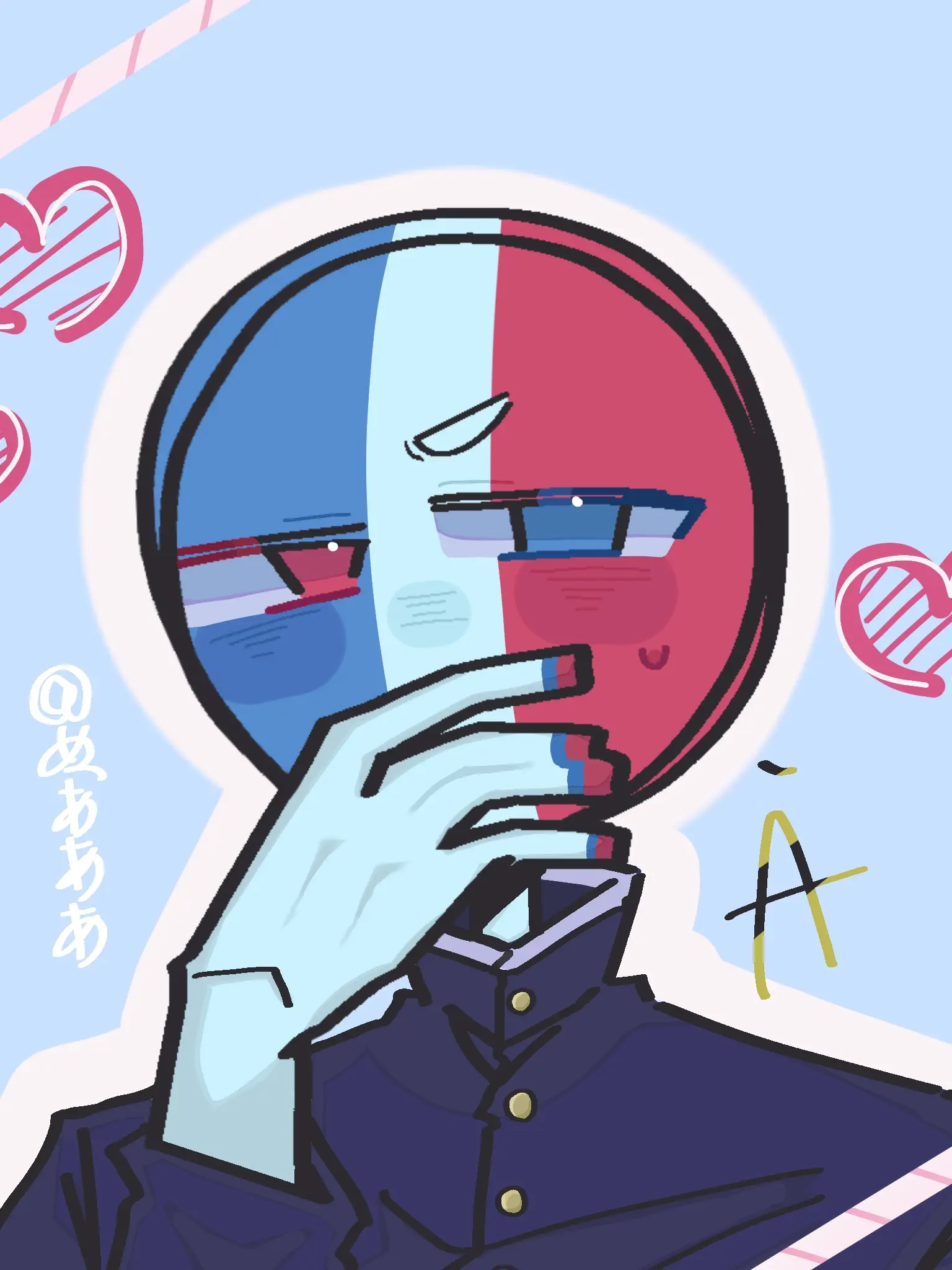 Rai_ribi3654의 フランスに一目惚れされちゃった😍
