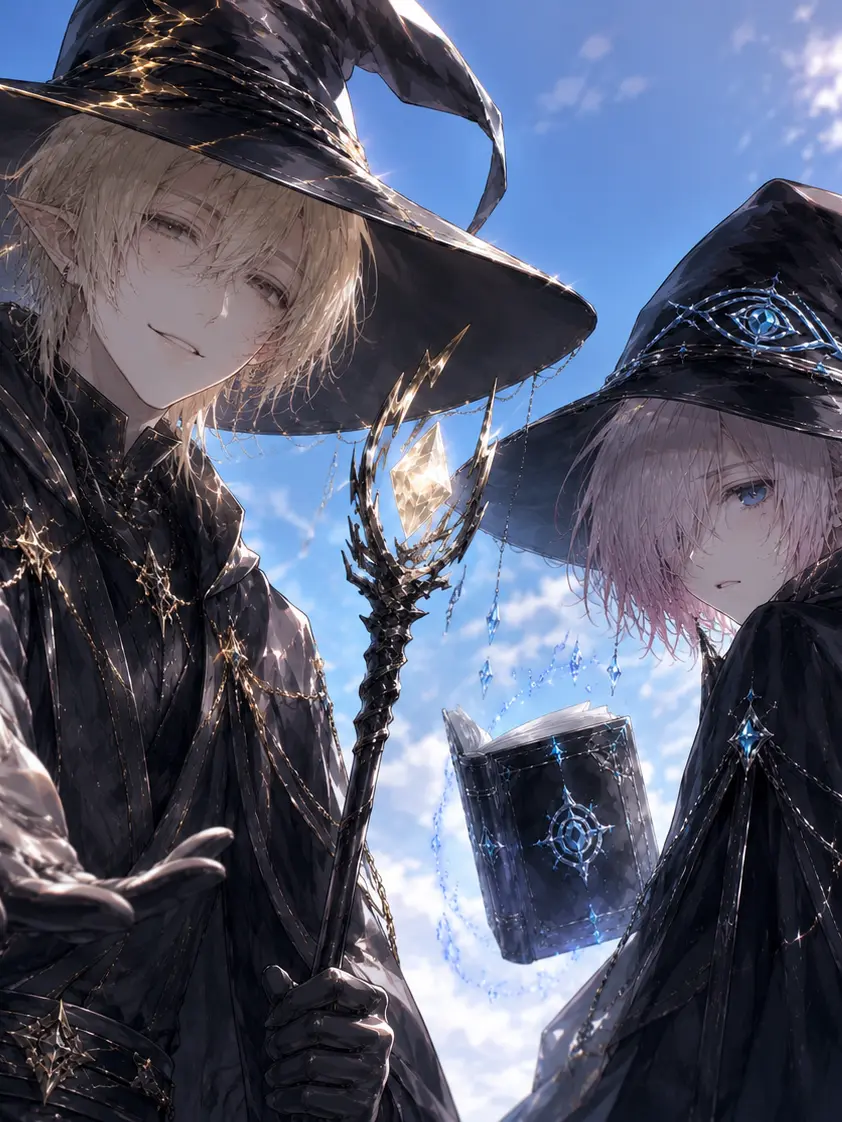 ScenicSteak0042의 Alvi and Haku the Mages