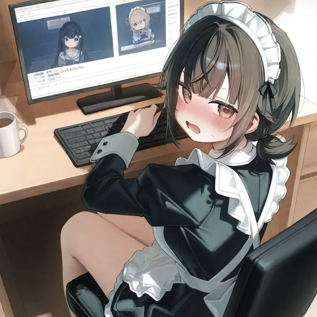 SleepySage의 방송하는 메이드