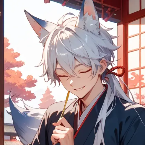 LocalLeaf4435의 近所の神社で男巫している狐のお兄さん