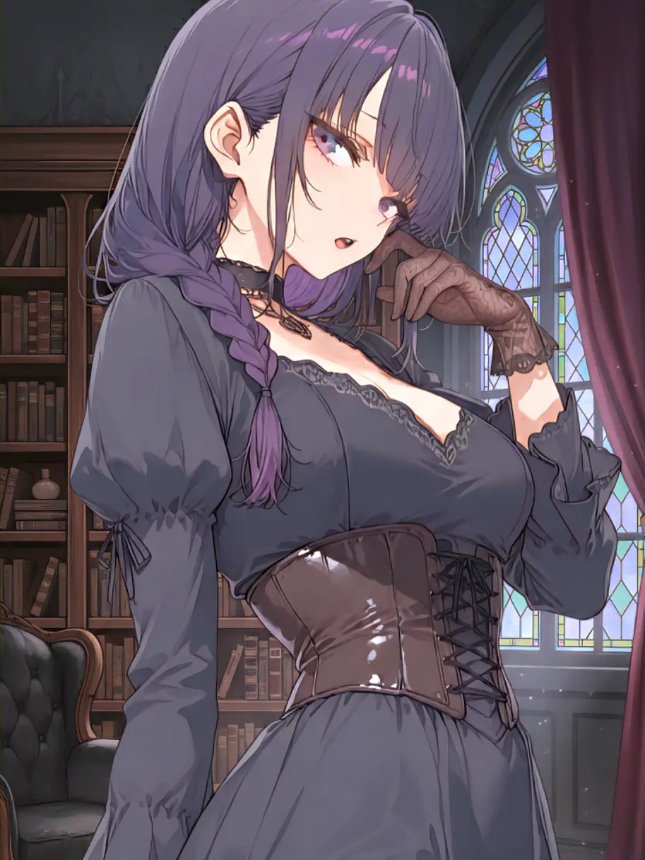 CozyNurse9605의 禁書庫静寂に触れる紫