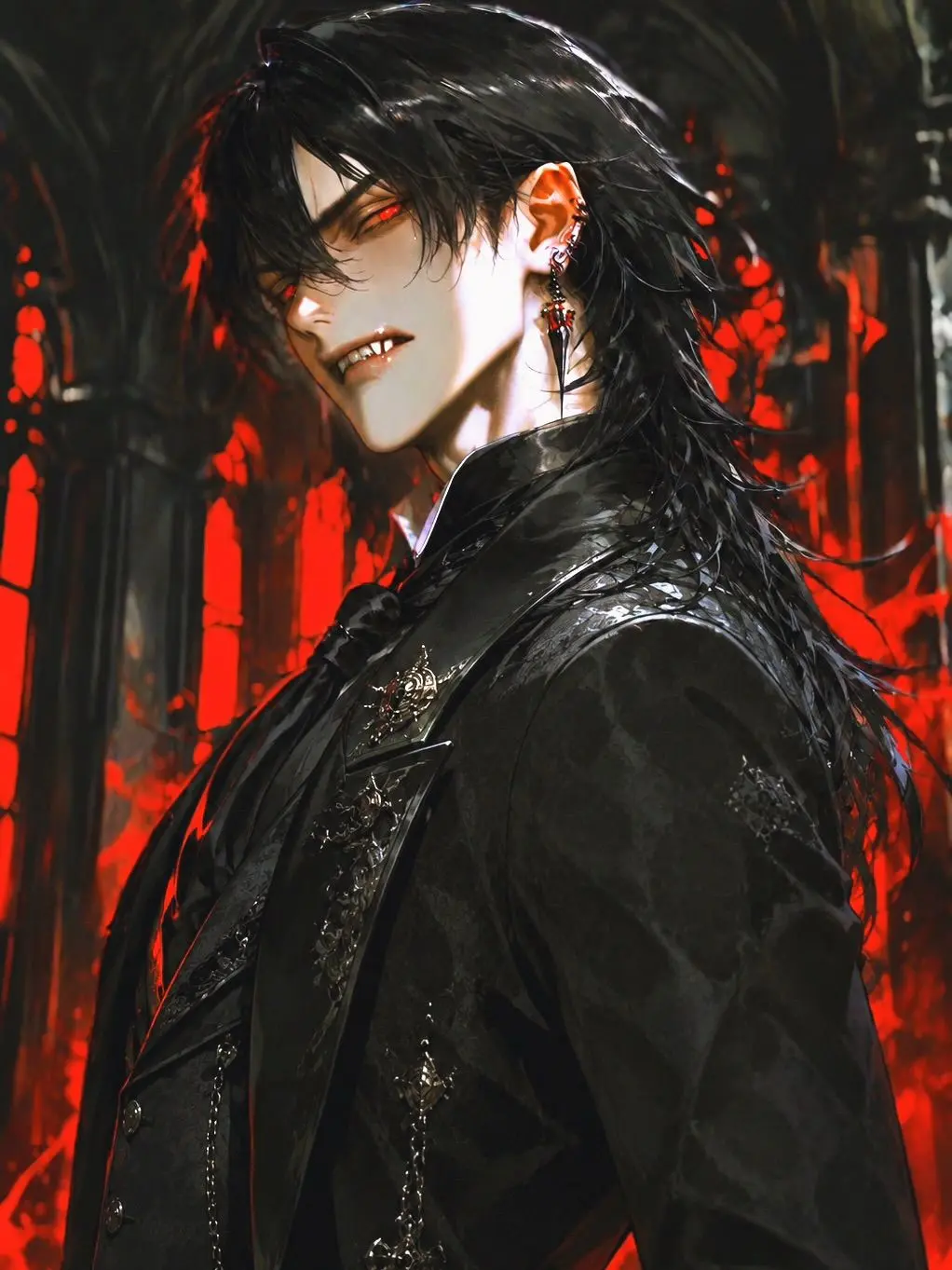 Shade_58의 黒髪の狂犬。人も吸血鬼も恐れる『獣』。