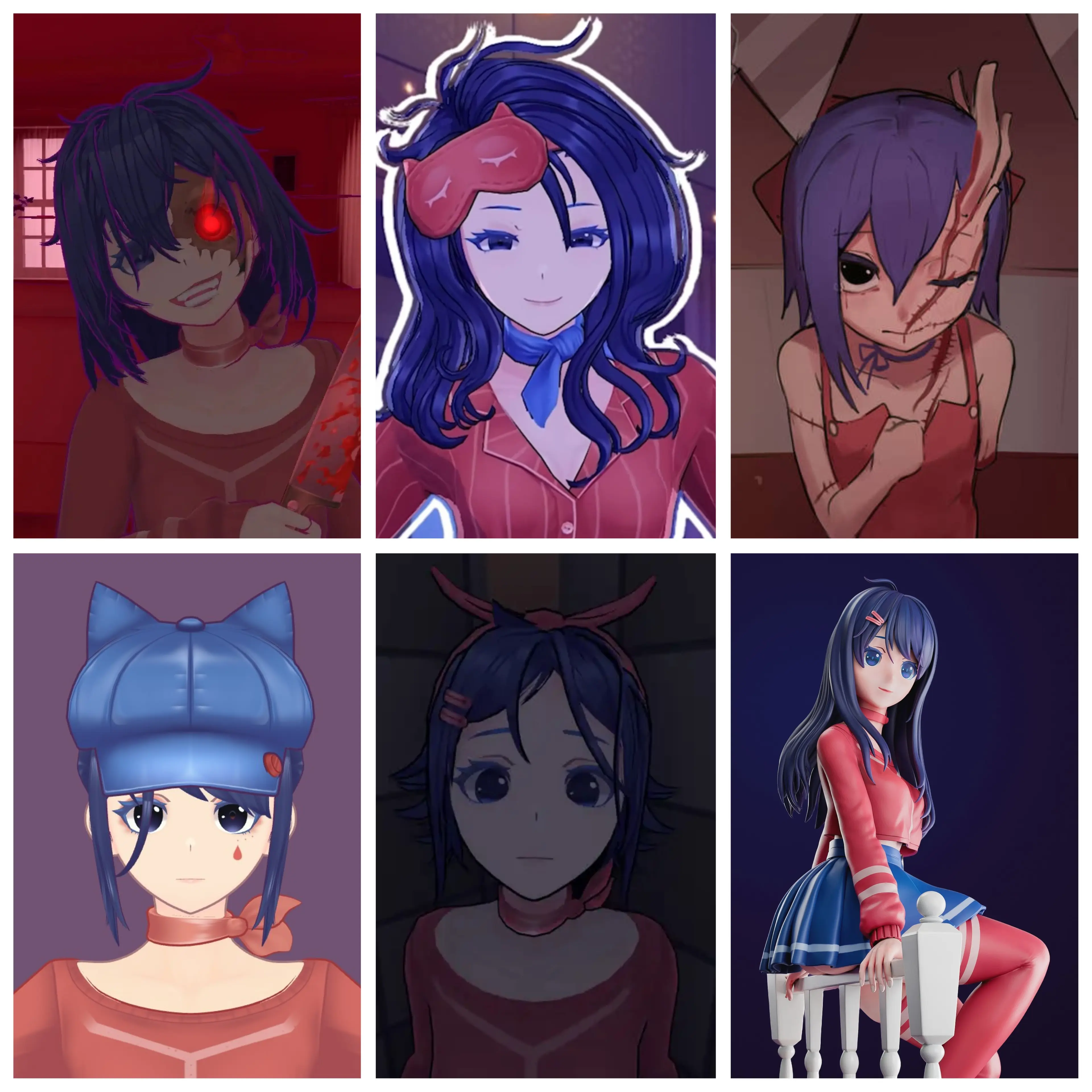 yume02의 MiSide（6キャラのみ）