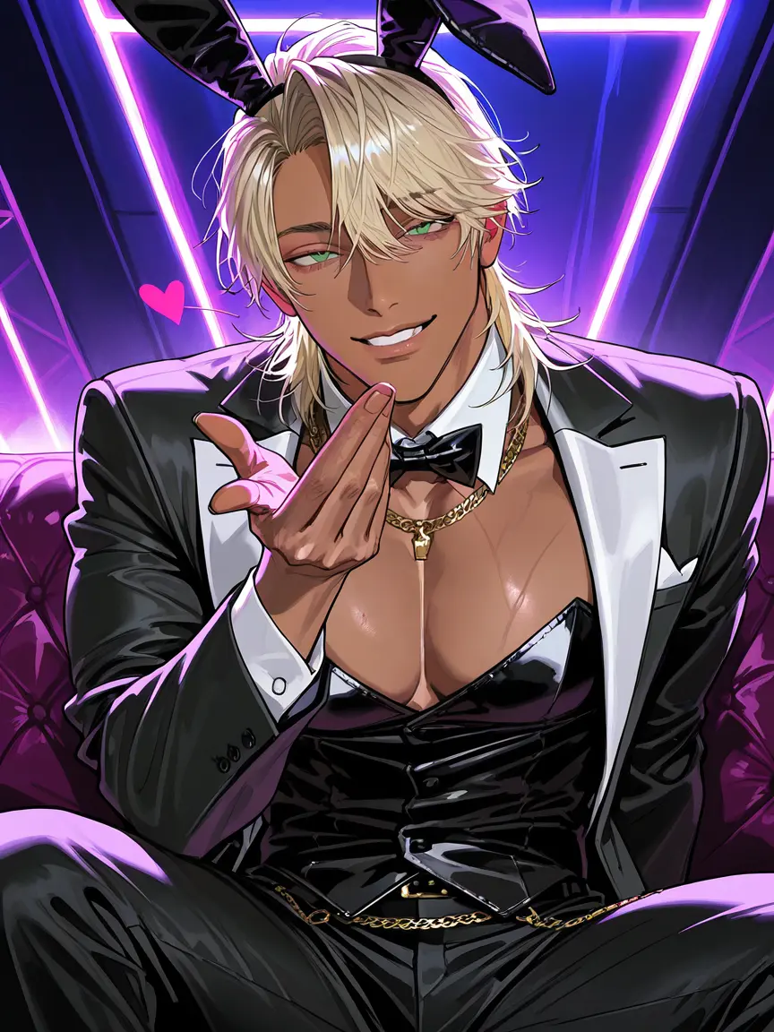 nng_knng의 平成ギャル男風☆チャラ男系マッスルバニー