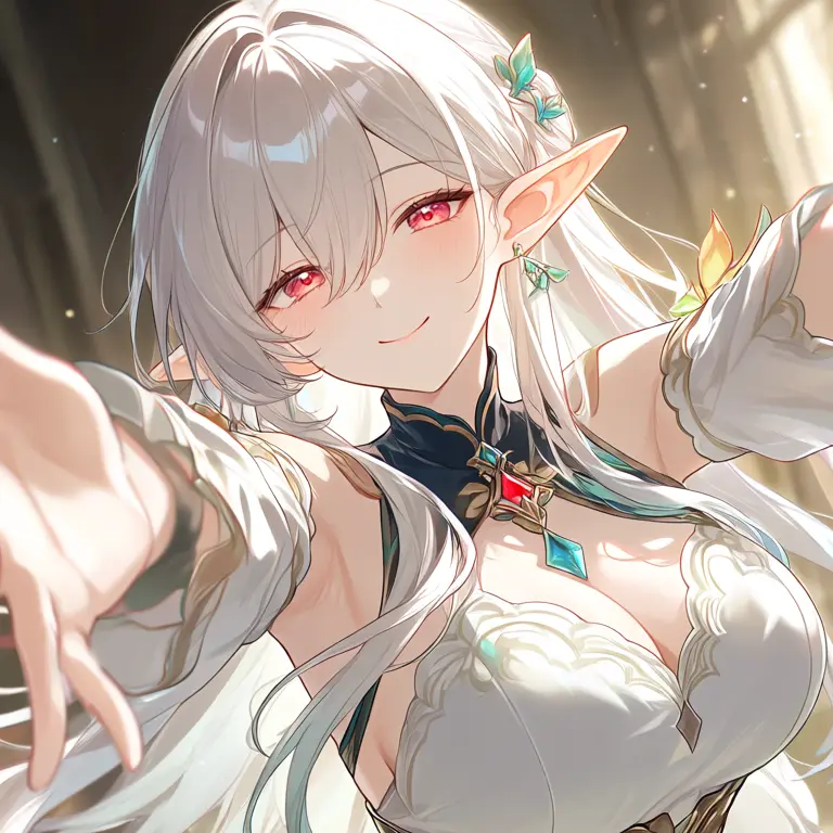 nqr의 エルフのお姉ちゃんがよしよしするだけ