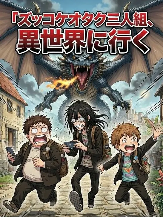 SaltyYak7056의 ズッコケオタク三人組、異世界に行く