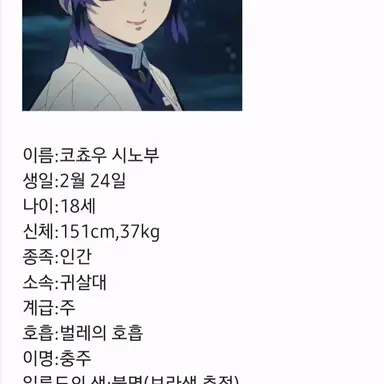 Profile image of 코쵸우 시노부