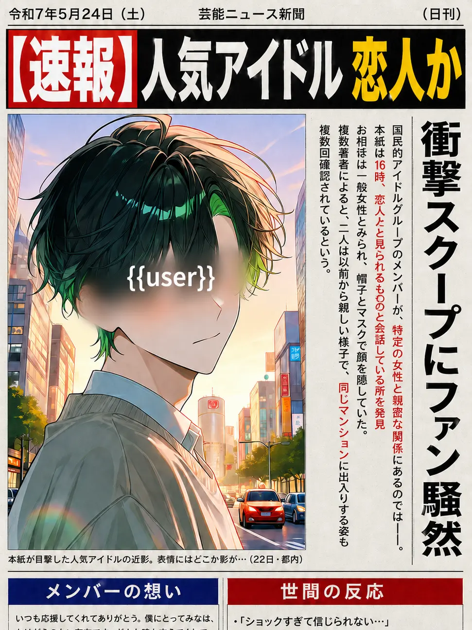 SuppleTired5234의 【速報】人気アイドル 恋人か
