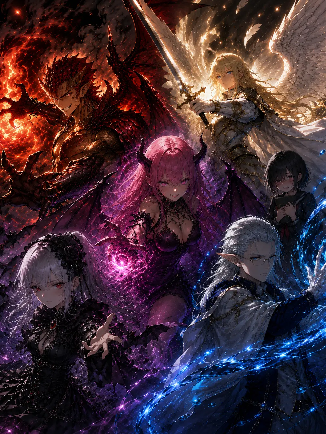FoggyGauge4975의 魔王学院の六芒生　次代の魔王は誰だ！
