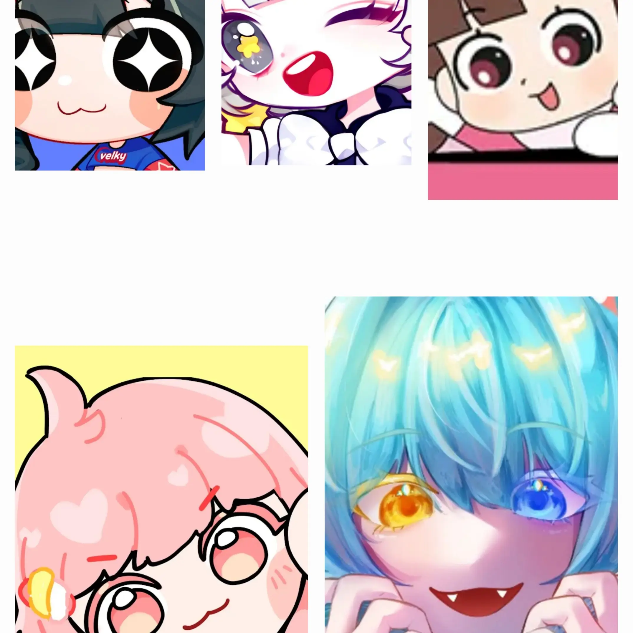 VastOre7273의 료미,아름,모양몬,멜로우,료미,벨키