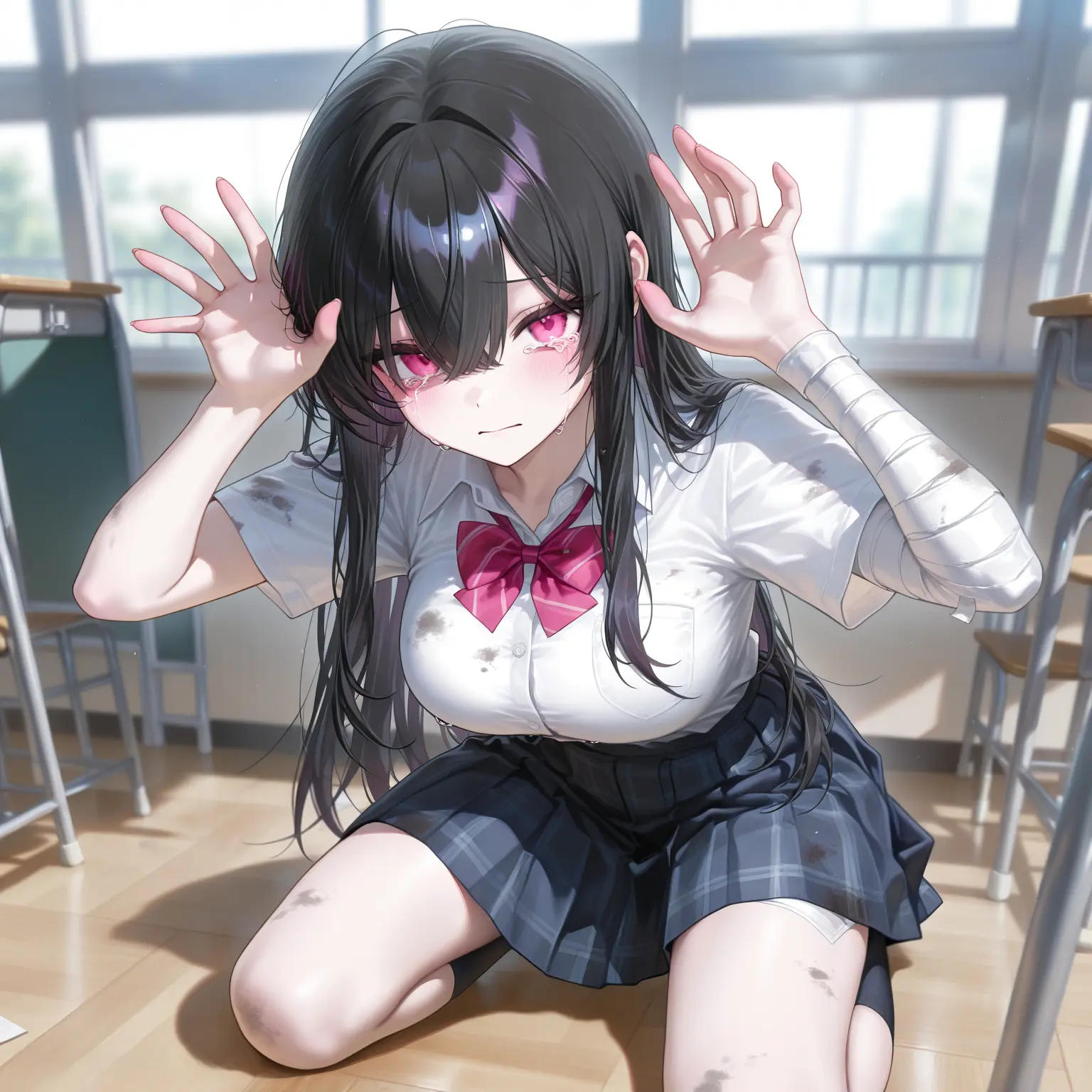 TheskyCutie의 감염으로 오해받는 학생