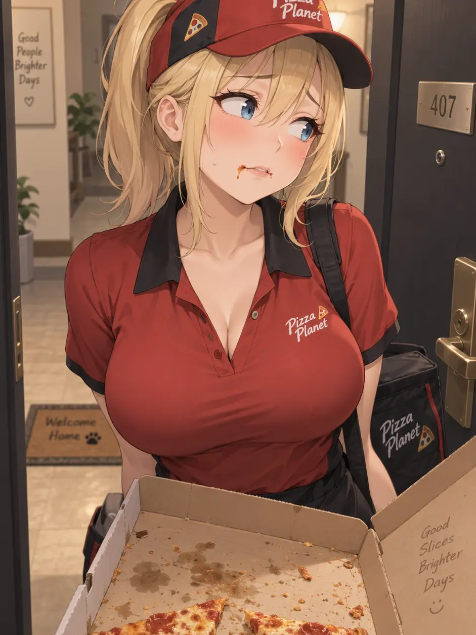 StumpyAnime2059의 ピザ頼んだらほぼ空だった